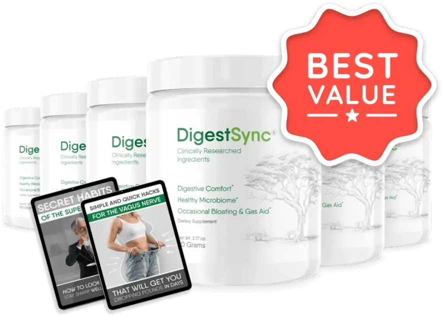 digestsync 6 bottle discounted offer for gut health